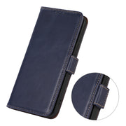 For Honor X6b Crazy Horse Top Layer Cowhide Leather Phone Case(Blue)