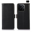 For Honor Play 60 Plus / 200 Smart Crazy Horse Top Layer Cowhide Leather Phone Case(Black) - Honor Cases by PMC TechLife | Online Shopping South Africa | PMC TechLife | Buy Now Pay Later Mobicred