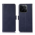 For Honor Play 60 Plus / 200 Smart Crazy Horse Top Layer Cowhide Leather Phone Case(Blue) - Honor Cases by PMC TechLife | Online Shopping South Africa | PMC TechLife | Buy Now Pay Later Mobicred