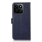 For Honor Play 60 Plus / 200 Smart Crazy Horse Top Layer Cowhide Leather Phone Case(Blue)
