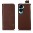 For Honor 90 Lite 5G / X50i KHAZNEH Nappa Top Layer Cowhide Leather Phone Case(Brown) - Honor Cases by PMC TechLife | Online Shopping South Africa | PMC TechLife | Buy Now Pay Later Mobicred