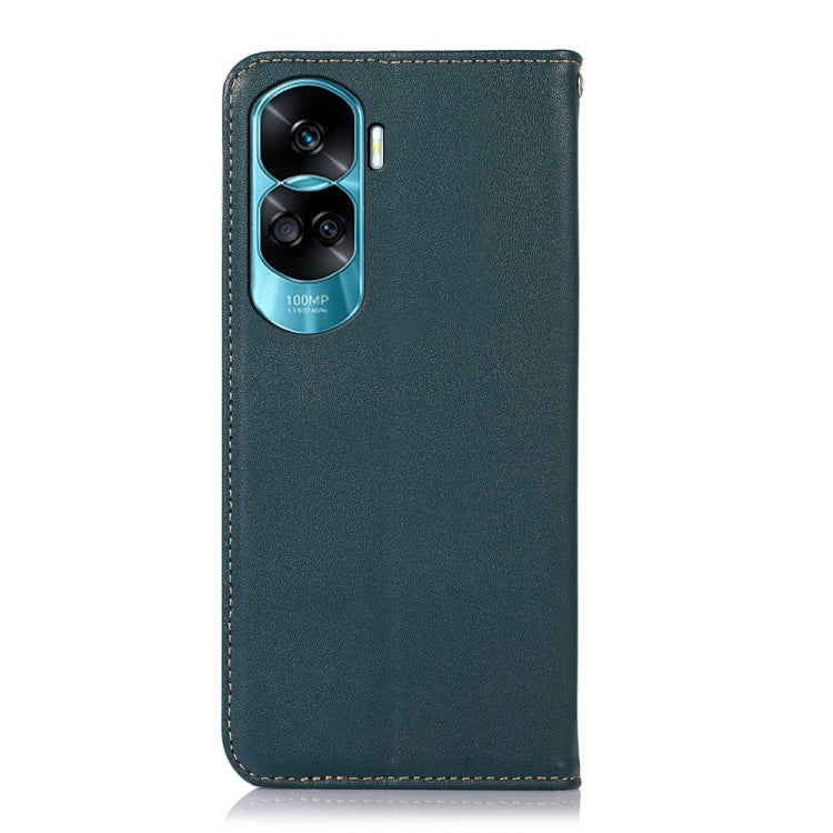 For Honor 90 Lite 5G / X50i KHAZNEH Nappa Top Layer Cowhide Leather Phone Case(Green)
