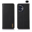 For Honor 100 KHAZNEH Nappa Top Layer Cowhide Leather Phone Case(Black) - free shipping - PMC TechLife - Order now!