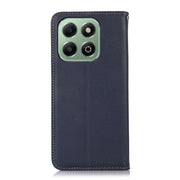 For Honor X6b KHAZNEH Nappa Top Layer Cowhide Leather Phone Case(Blue)