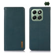 For Honor X6b KHAZNEH Nappa Top Layer Cowhide Leather Phone Case(Green) - Honor Cases by PMC TechLife | Online Shopping South Africa | PMC TechLife | Buy Now Pay Later Mobicred