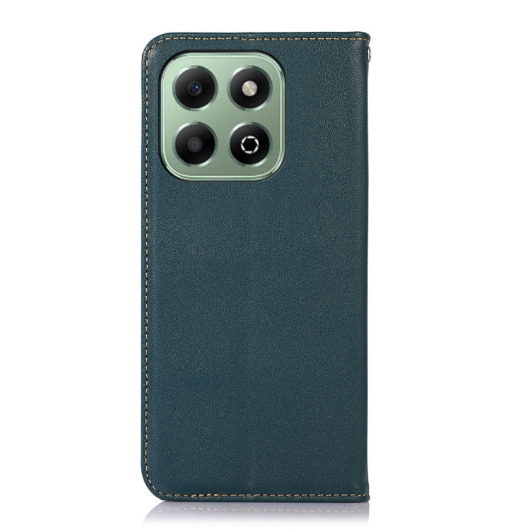 For Honor X6b KHAZNEH Nappa Top Layer Cowhide Leather Phone Case(Green)