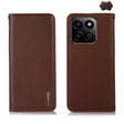 For Honor Play 60 Plus / 200 Smart KHAZNEH Nappa Top Layer Cowhide Leather Phone Case(Brown) - free shipping - PMC TechLife - Order now!