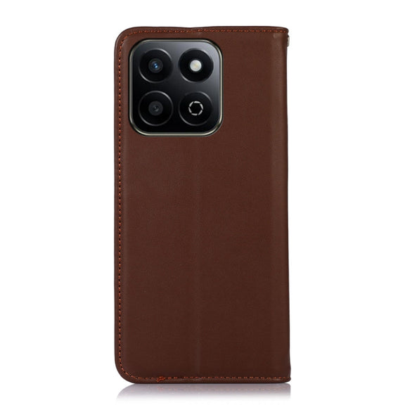 For Honor Play 60 Plus / 200 Smart KHAZNEH Nappa Top Layer Cowhide Leather Phone Case(Brown)