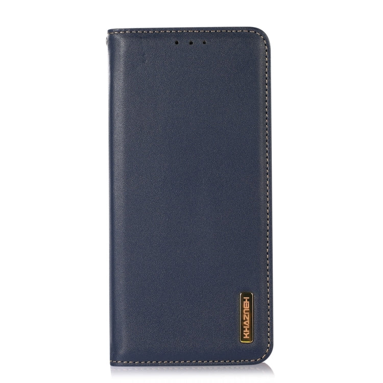 For Honor Play 60 Plus / 200 Smart KHAZNEH Nappa Top Layer Cowhide Leather Phone Case(Blue)
