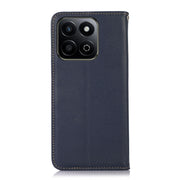 For Honor Play 60 Plus / 200 Smart KHAZNEH Nappa Top Layer Cowhide Leather Phone Case(Blue)