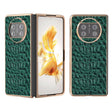 For Huawei Mate X3 Nano Plating Genuine Leather Sky Series Phone Case(Green) - free shipping - PMC TechLife - Order now!