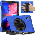 For Lenovo Tab P11 Silicone Hybrid PC Tablet Case with Grip & Shoulder Strap(Blue) - Lenovo by PMC Jewellery | Online Shopping South Africa | PMC Jewellery | Buy Now Pay Later Mobicred