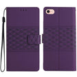 For iPhone 16e Diamond Embossed Skin Feel Leather Phone Case(Purple) - free shipping - PMC TechLife - Order now!