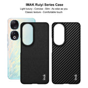 For Honor 90 5G imak Ruiyi Series PU + PC Phone Case(Carbon Fiber Texture)