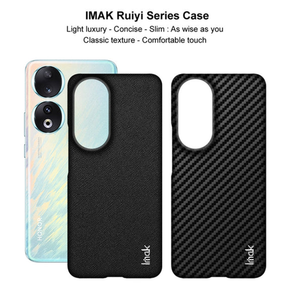 For Honor 90 5G imak Ruiyi Series PU + PC Phone Case(Carbon Fiber Texture)