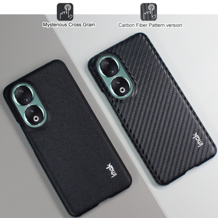 For Honor 90 5G imak Ruiyi Series PU + PC Phone Case(Carbon Fiber Texture)