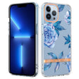 For iPhone 16 Pro Flowers and Plants Series IMD TPU Phone Case(Orchid Peony) - iPhone 16 Pro Cases by PMC TechLife | Online Shopping South Africa | PMC TechLife | Buy Now Pay Later Mobicred