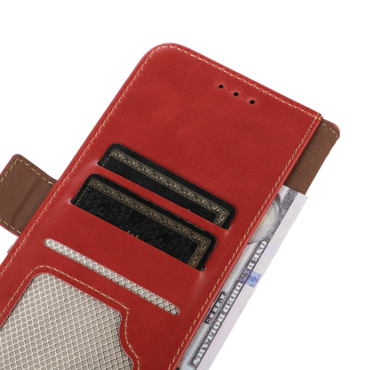 For Samsung Galaxy S24 Crazy Horse Top Layer Cowhide Leather Phone Case(Red)
