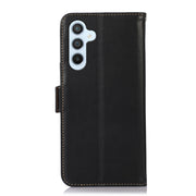 For Samsung Galaxy S24 Crazy Horse Top Layer Cowhide Leather Phone Case(Black)