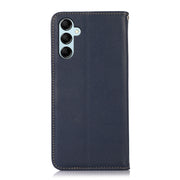 For Samsung Galaxy S24 KHAZNEH Nappa Top Layer Cowhide Leather Phone Case(Blue)