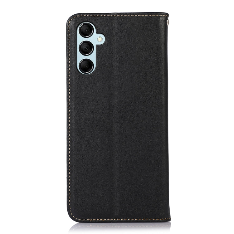For Samsung Galaxy S24 KHAZNEH Nappa Top Layer Cowhide Leather Phone Case(Black)