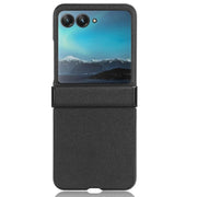 For Motorola Moto Razr 40 Ultra Sandskin Texture Phone Case(Black)