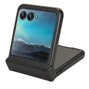 For Motorola Moto Razr 40 Ultra Sandskin Texture Phone Case(Black)