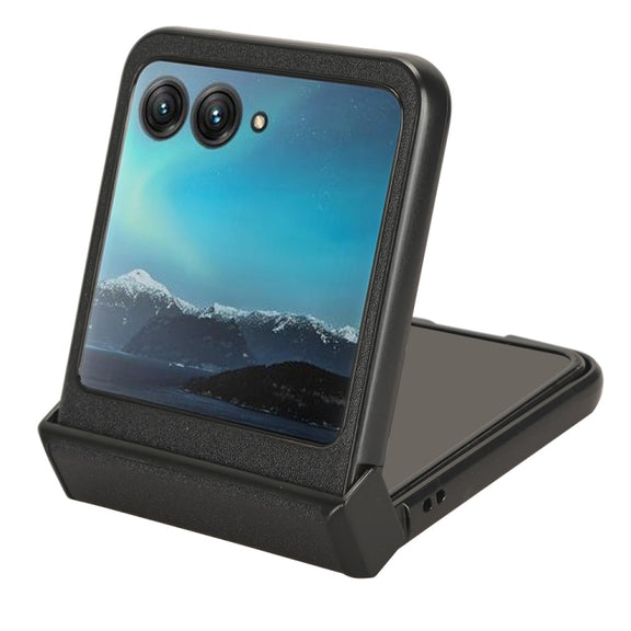 For Motorola Moto Razr 40 Ultra Sandskin Texture Phone Case(Black)