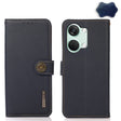 For OnePlus Nord 3 KHAZNEH Custer Genuine Leather RFID Phone Case(Blue) - OnePlus Cases by PMC TechLife | Online Shopping South Africa | PMC TechLife | Buy Now Pay Later Mobicred