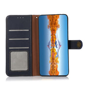 For OnePlus Nord 3 KHAZNEH Custer Genuine Leather RFID Phone Case(Blue)