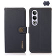 For OnePlus Ace 3V KHAZNEH Custer Genuine Leather RFID Phone Case(Blue) - OnePlus Cases by PMC TechLife | Online Shopping South Africa | PMC TechLife | Buy Now Pay Later Mobicred