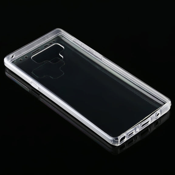 For Samsung Galaxy Note 9 PC+TPU Ultra-Thin Double-Sided All-Inclusive Transparent Case