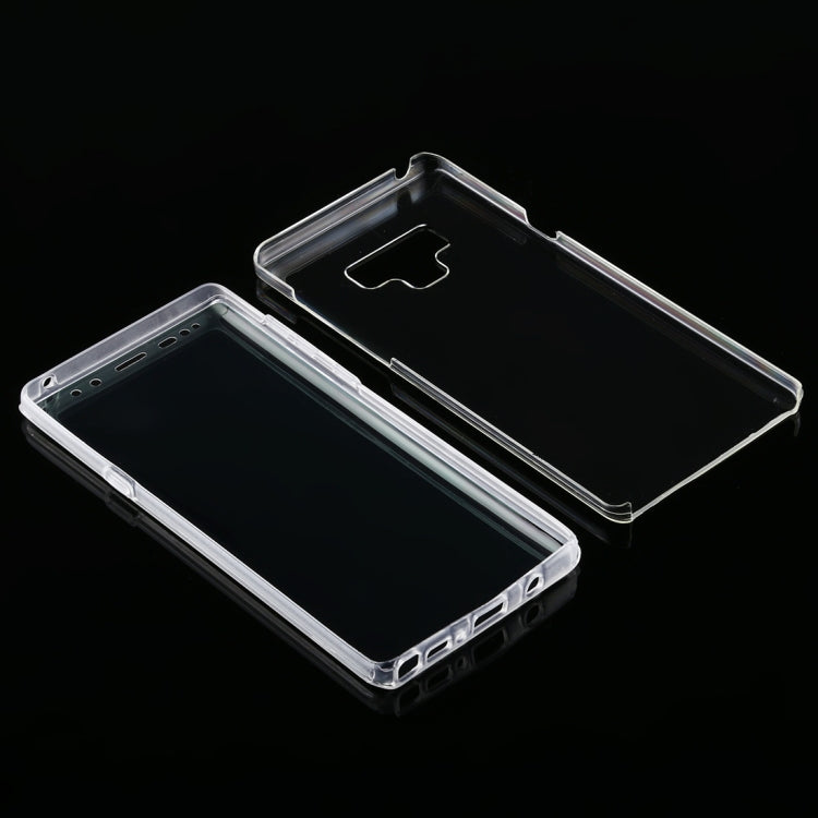 For Samsung Galaxy Note 9 PC+TPU Ultra-Thin Double-Sided All-Inclusive Transparent Case