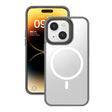 For iPhone 15 Magsafe Magnetic Frosted Skin Feel Phone Case(Grey) - iPhone 15 Cases by PMC TechLife | Online Shopping South Africa | PMC TechLife