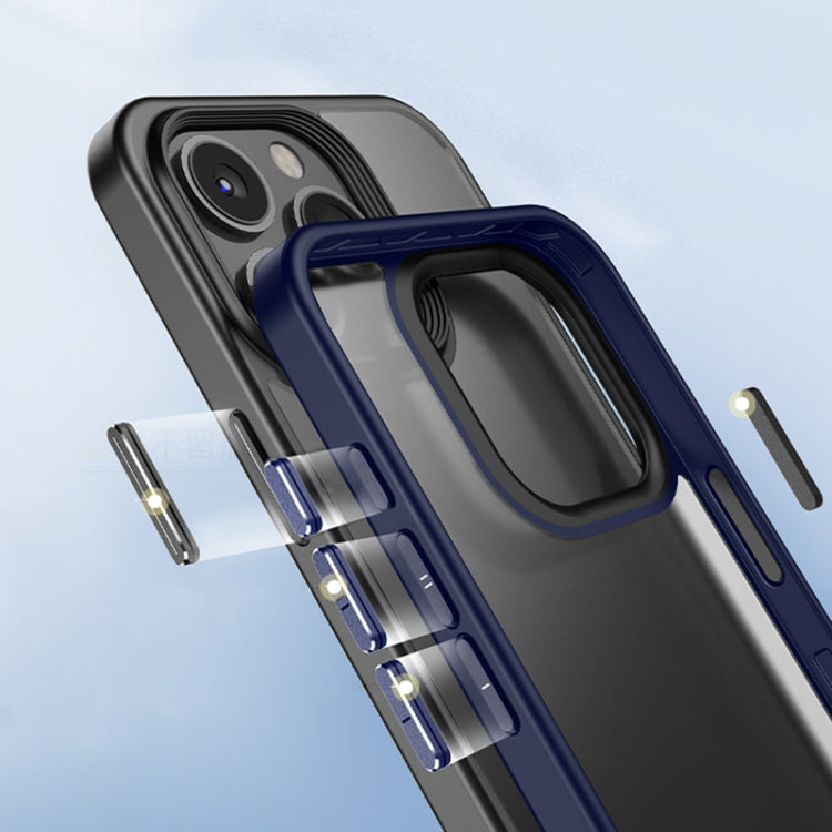 For iPhone 15 Magsafe Magnetic Frosted Skin Feel Phone Case(Grey)
