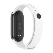 For Xiaomi Mi Band 8 / 9 Mijobs Solid Color Silicone Watch Band(White)
