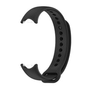 For Xiaomi Mi Band 8 / 9 Mijobs Solid Color Silicone Watch Band(Black)