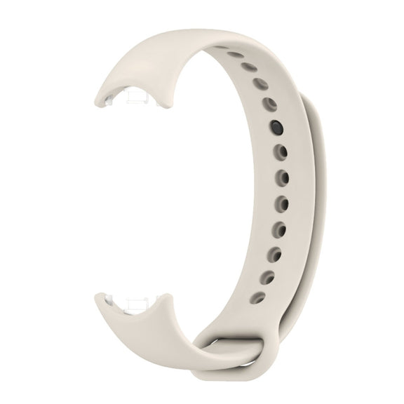 For Xiaomi Smart Band 10 / 9 / 8 Mijobs Solid Color Silicone Watch Band(Grey)