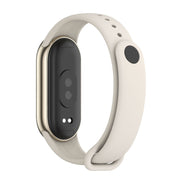 For Xiaomi Smart Band 10 / 9 / 8 Mijobs Solid Color Silicone Watch Band(Grey)