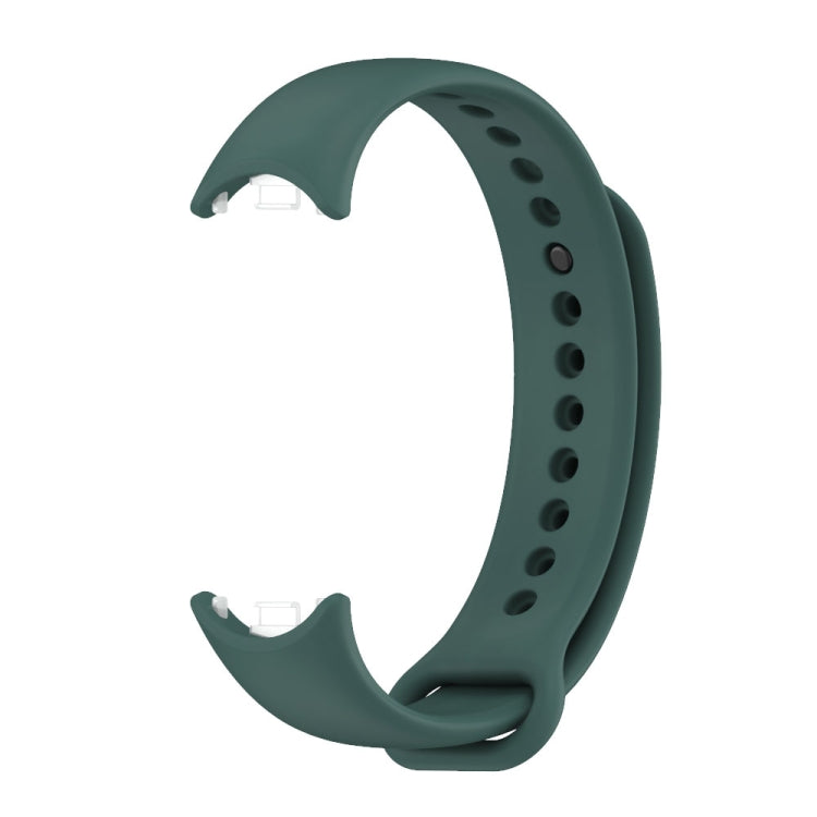For Xiaomi Mi Band 8 / 9 Mijobs Solid Color Silicone Watch Band(Crow Blue)