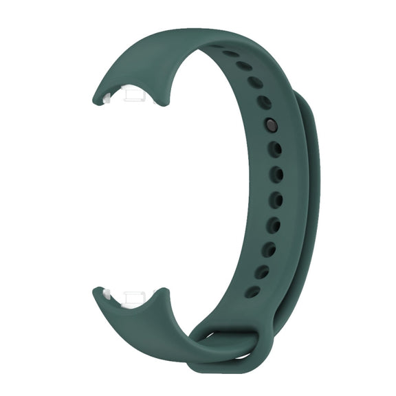 For Xiaomi Mi Band 8 / 9 Mijobs Solid Color Silicone Watch Band(Crow Blue)