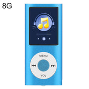 1.8 inch TFT Screen Metal MP4 Player With 8G TF Card+Earphone+Cable(Blue)