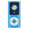1.8 inch TFT Screen Metal MP4 Player With Earphone+Cable(Blue) - MP4 Player by PMC TechLife | Online Shopping South Africa | PMC TechLife | Buy Now Pay Later Mobicred