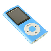 1.8 inch TFT Screen Metal MP4 Player With Earphone+Cable(Blue)