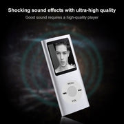 1.8 inch TFT Screen Metal MP4 Player With 16G TF Card+Earphone+Cable(Blue)