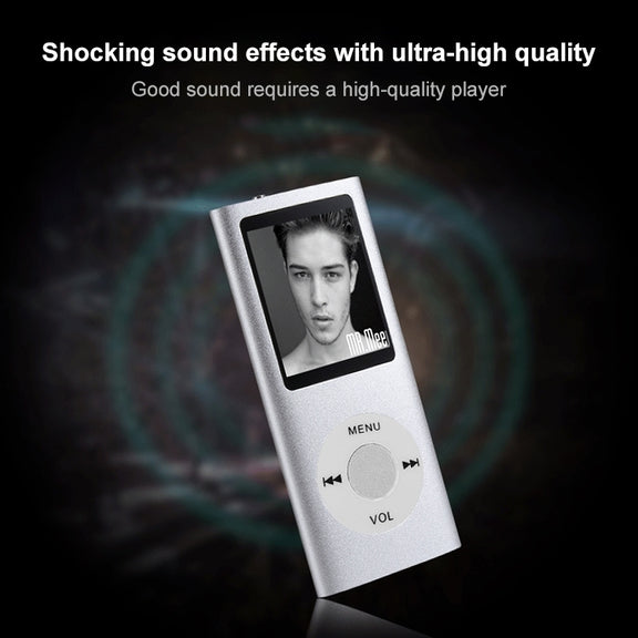 1.8 inch TFT Screen Metal MP4 Player With 8G TF Card+Earphone+Cable(Green)