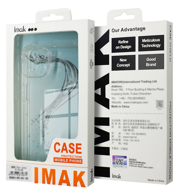 For Honor Magic6 Pro 5G imak Shockproof Airbag TPU Phone Case(Transparent)