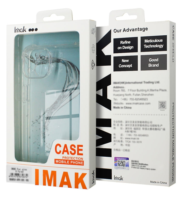 For Honor Magic6 Pro 5G imak Shockproof Airbag TPU Phone Case(Transparent)