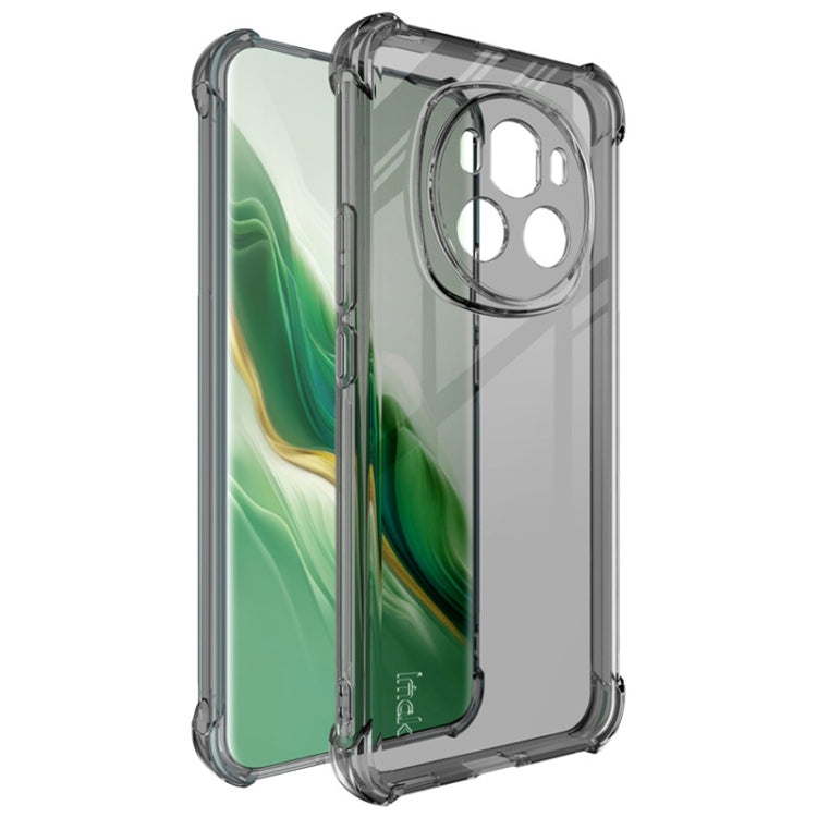 For Honor Magic6 5G imak Shockproof Airbag TPU Phone Case(Transparent Black)