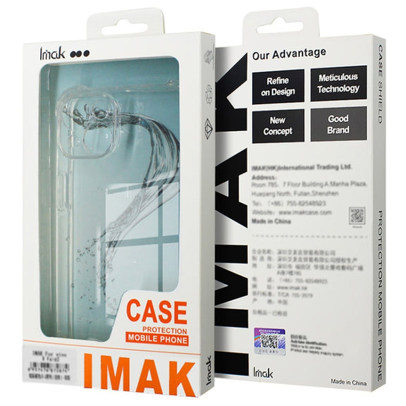 For Honor Magic6 5G imak Shockproof Airbag TPU Phone Case(Transparent Black)